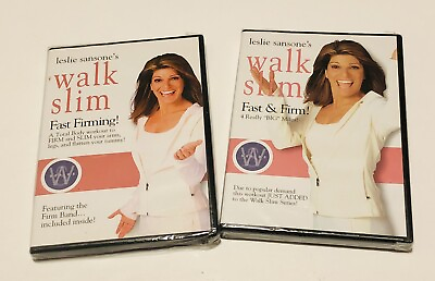 #ad #ad LESLIE SANSONE’s WALK SLIM FAST FIRMING And FAST AND FIRM Workout BN DVDs