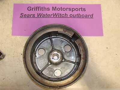 #ad #ad 1930#x27; 40#x27;s Sears Water Witch outboard motor 571.14 flywheel magneto Eisemann 61