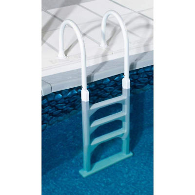 #ad Aluminum Resin In Pool Ladder for Above Ground Pools up to 54 inch Deep Aluminum