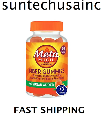 Metamucil Daily Fiber Gummies for Digestive Health 5g Fiber Blend 72 Ct