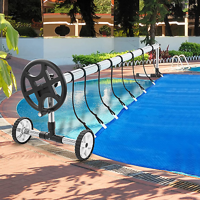 #ad #ad Solar Cover Reels for Inground Swimming Pool Swinming Pool Cover Reel Set Above