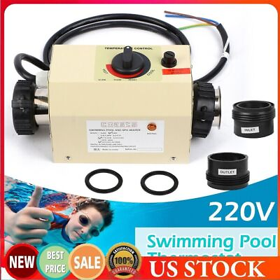 #ad #ad 220V SPA Heater Electric Swimming Pool and Heating Tub Water Heater Thermostat