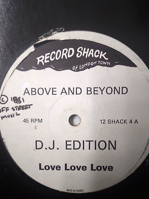 #ad Above And Beyond – Love Love Love 12quot; Vinyl Single