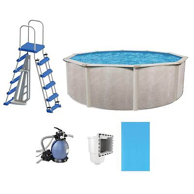 #ad Aquarian Phoenix 15ft x 52in Above Ground Swimming Pool Kit amp; Pump amp; Ladder Kit