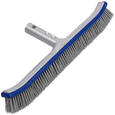 #ad Pool Brush 17.5quot; Super Sturdy Pool Brushes for Cleaning Pool Walls Aluminum