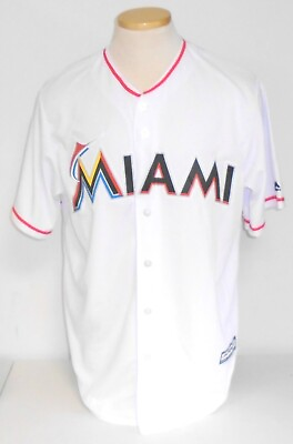 NWT MLB Majestic Cool Base Miami Marlins Jose Fernandez #16 Jersey S M L 2XL