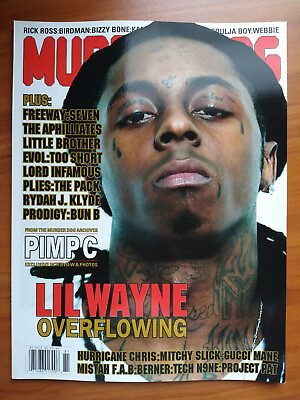 #ad Murder Dog Magazine Volume: 15 #1 LIL WAYNE Cover 2008 RARE