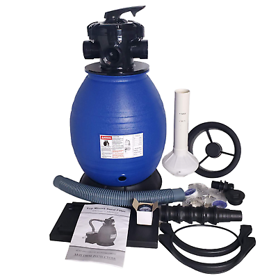 #ad Anbull 13quot; Pool Sand Filter w 3 4HP Pool Pump 3648 GPH Pump Flow Above Ground