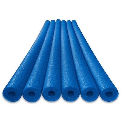 #ad #ad Deluxe Foam Pool Swim Noodles 6 Pack Blue