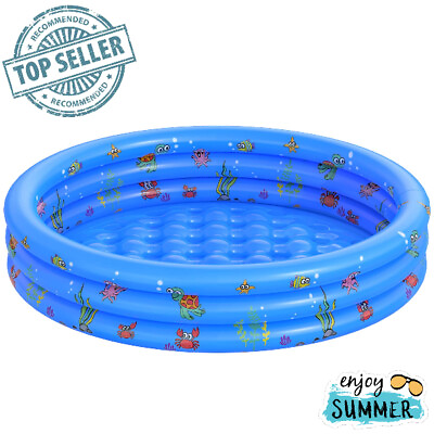 #ad Portable Inflatable Baby Swimming Pool: Round Garden Pool for Kids