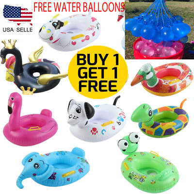 Animals baby toddler kids Swimming inflatable pool floats raft Tube ring Toy