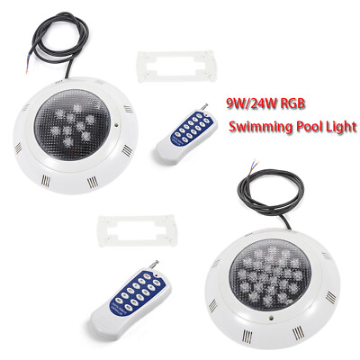 #ad Swimming Pool Lamp RGB LED Underwater Light Waterproof Spa Lights Remote Control
