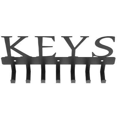 #ad Wall Mounted Key Holder Metal Key Hanger Rack Jewelry Hanger Organizer Rack