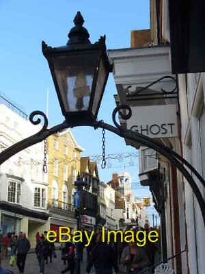Photo 6x4 Undercroft Arch Guildford This arched lamp is above steps leadi c2008