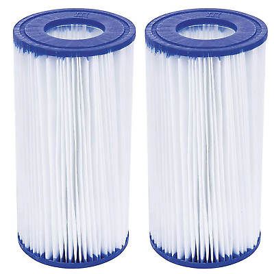 #ad Pool Filter Cartridge Replacement Hot Tub Swimming Pump Water Cleaning Tube 2pcs