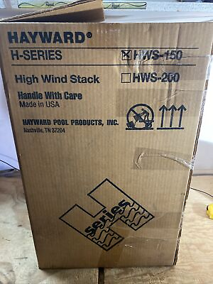 #ad Hayward Pool Heater High Wind Stack Series H WQS 150 OPENED BOX