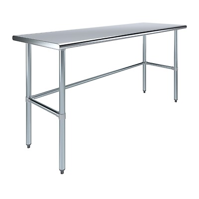 #ad #ad 24 in. x 72 in. Open Base Stainless Steel Work Table Residential amp; Commercial