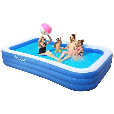 #ad Inflatable Swimming Pools 119#x27;#x27; x 72#x27;#x27; x 20#x27;#x27; Blow Up Swimming Pools Kiddie...