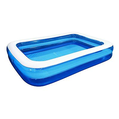 #ad Inflatable Kiddie Swimming Pool Outdoor Blow Up Pool for Kids and Toddlers