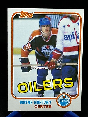 #ad 1981 82 Topps #16 Wayne Gretzky 3rd Year Card Edmonton Oilers
