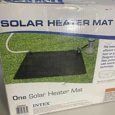 #ad Intex 28685E Solar Pool Heater Kit Unused h29a