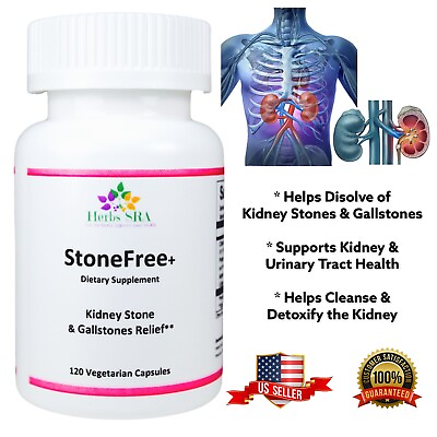 STONE FREE 120 Capsule Kidney Stone Remove Gallbladder stone Cleanser Naturally