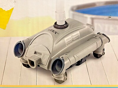 #ad Intex 28001E Above Ground Automatic Pool Vacuum w 21#x27; Hose for 1 1 2quot; 38mm Th