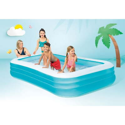 #ad Inflatable Swim Center Family Lounge Pool120quot; x72quot; x 22quot; Swimming Pool for Kids