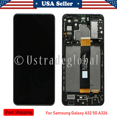 For Samsung Galaxy A32 5G A326 Display LCD Touch Screen Digitizer Frame Replace