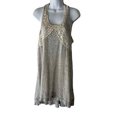 #ad ForCynthia Womens Size M Gray Lace Beachwear Swimming Cover