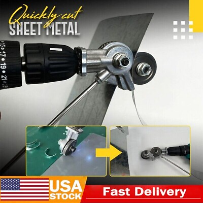 Electric Drill Plate Cutter Sheet Metal Nibbler Precise Cutting Sheet Cutter
