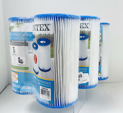 #ad 6 PACK Intex Easy Set Swimming Pool Type A C Filter Replacement Cartridges DISC