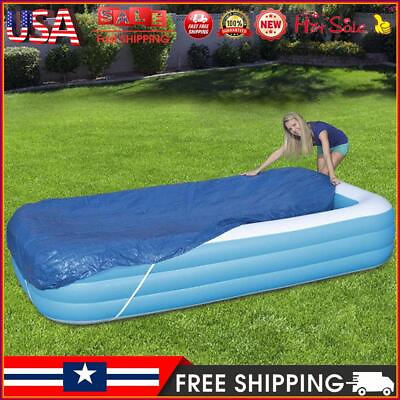 #ad Swimming Pool Cover Dustproof UV Resistant Cover for Blow Up Pools 262*175cm