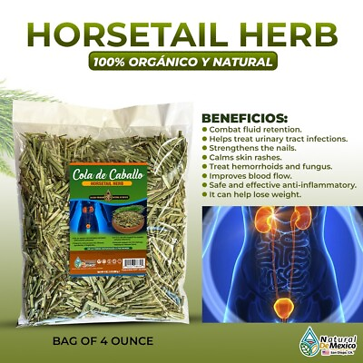 Cola de Caballo Hierba 4 oz. 113g. Mexican Horsetail Herbal Tea Normal Kidney