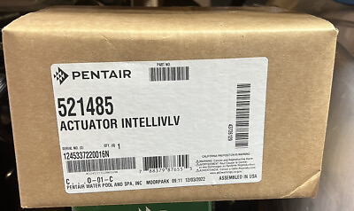 Pentair 521485 IntelliValve Valve Actuator New In The Box Never Open