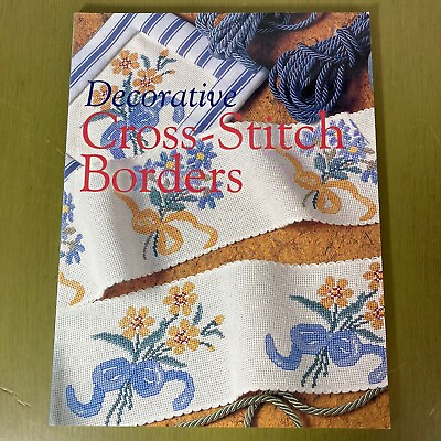 #ad #ad Decorative Cross Stitch Borders book of small designs for gifts amp; projects
