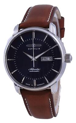 #ad #ad Zeppelin Atlantic Blue Dial Leather Automatic 8466 3 84663 Men#x27;s Watch
