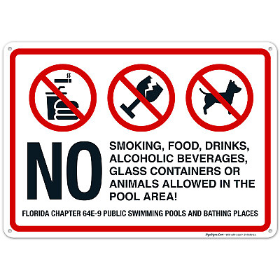 #ad #ad Florida Chapter 64E 9 Public Swimming Pools And Bathing Places Sign Pool Sign