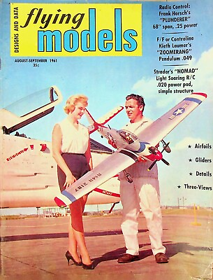 #ad Flying Models Magazine August September 1961 quot;Plundererquot; quot;Zoomerangquot; m3231