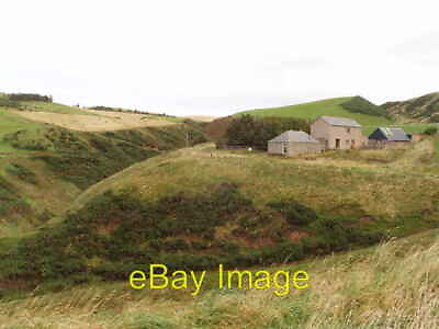 Photo 6x4 Mink Howe Crovie On a bluff above two gullies and by the trac c2007
