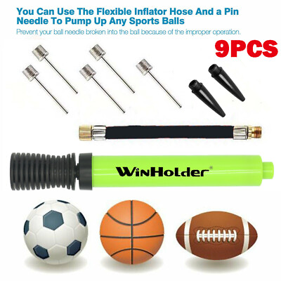Portable Pump Air Needle Ball Adapter For Soccer Football Basketball Inflator