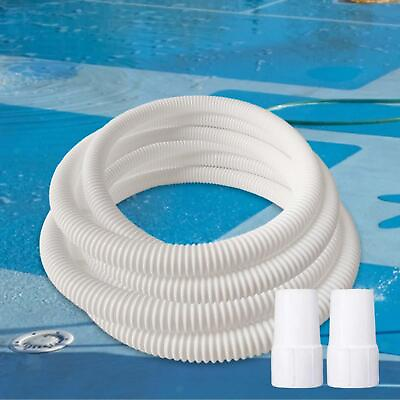 #ad above Ground Pool Vacuum Hose with Swivel Cuff Heavy Duty 29.52ft Length 32mm