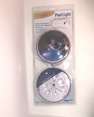 #ad LED Pool Light Above Ground Pool Universal Remote Control Battery Operated