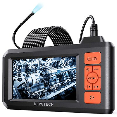 Used DEPSTECH DS300 Industrial Endoscope 5.5mm 1080P Borescope Inspection Camera