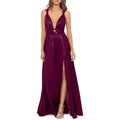 #ad Aqua Womens Ladder Stitch Long Prom Evening Dress Gown BHFO 7101