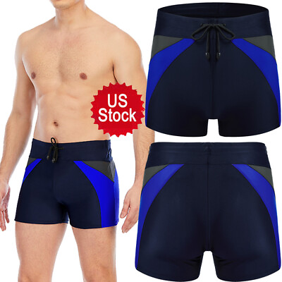 Swimwear Men#x27;s Swimsuits Swim Boxer Briefs Surf Board Boxer Trunks Sports Shorts