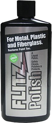 FLITZ Metal Plastic amp; Fiberglass Polish 7.6oz 225ml Liquid Formula SEE VIDEO
