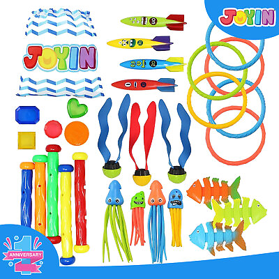 #ad Syncfun Diving Toys 30 Pcs Underwater Swimming Pool Toys Water Game For Kids