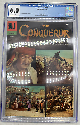 #ad The Conqueror Dell Movie Classic Four Color Comics #690 CGC 6.0 John Wayne Cover