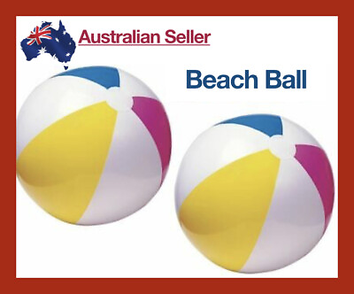 #ad 45cm Giant Inflatable Beach Balls Pool Water Toys Transparent Swimming Ball Swim